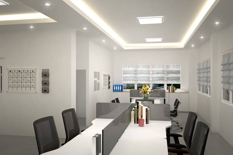 sung jin office thiết kế phòng kế toán